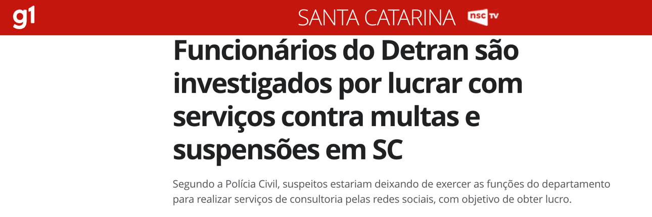Operação DEIC e DETRAN